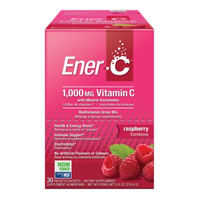 Ener C 1000 Mg Vitamin C 30 Pack Raspberry Sport Chek