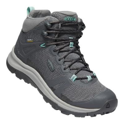 black waterproof hiking boots