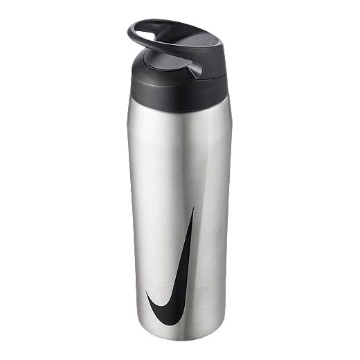 Nike 24 oz Stainless Steel Hypercharge Twist Water Bottle - Brushed