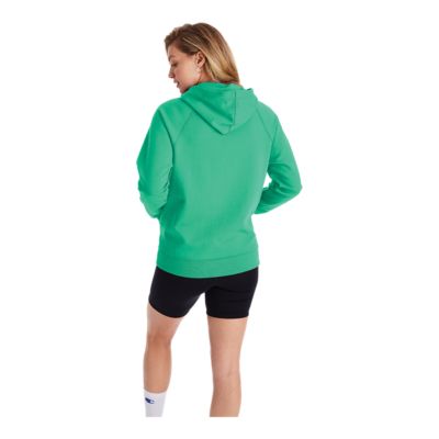 womens green champion hoodie