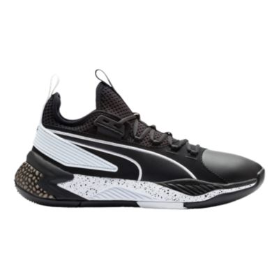 black puma basketball shoes