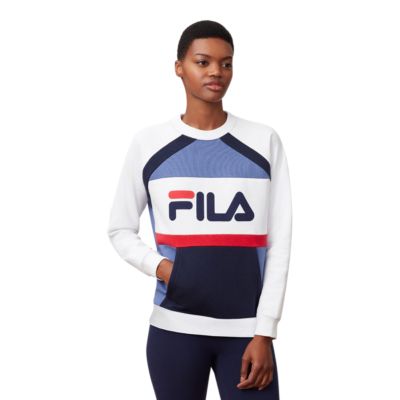 fila white sweatshirt womens