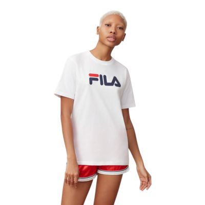 women's fila logo t shirt