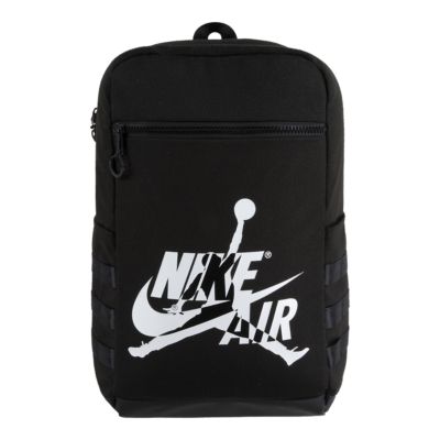 jordan backpack black and white
