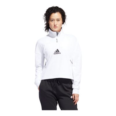 womens white adidas sweatshirt