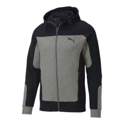 all black pumas zip hoodie