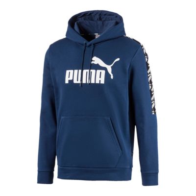 mens blue puma hoodie