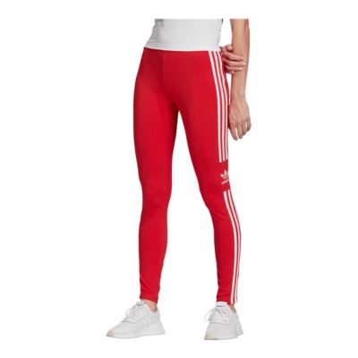 red adidas leggings