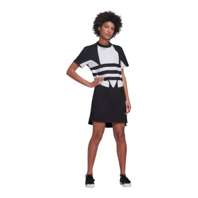 adidas trefoil tee dress