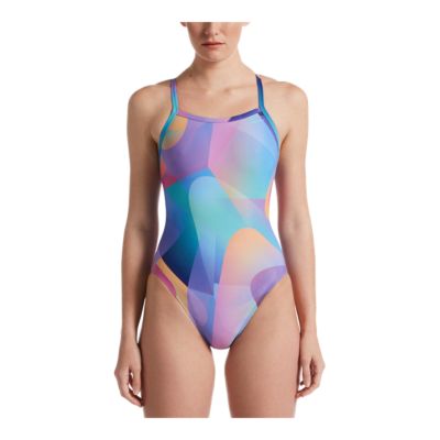 nike women's spectrum racerback swimsuit top