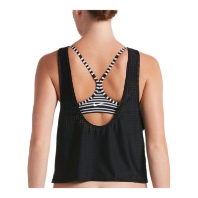 nike layered tankini