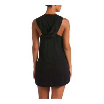 nike hooded cover up dress