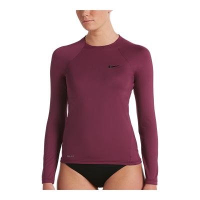 nike long sleeve swim shirt