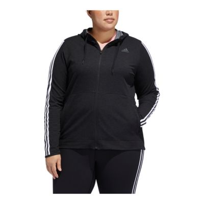 adidas hoodie women's plus size