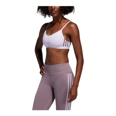 adidas all me 3 stripe bra