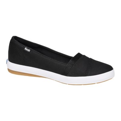 black slip on keds