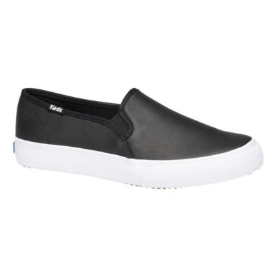 keds triple decker slip on black