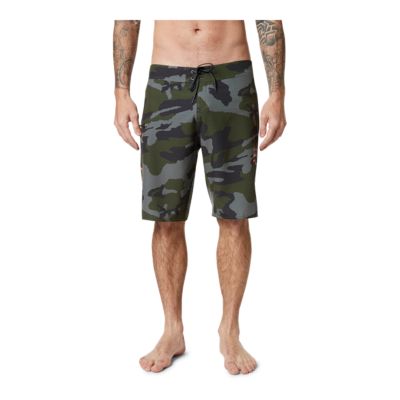 camo stretch shorts