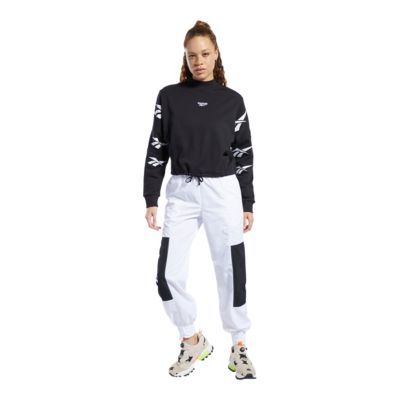 reebok cropped sweatshirt