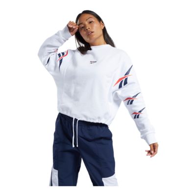 reebok cropped sweatshirt