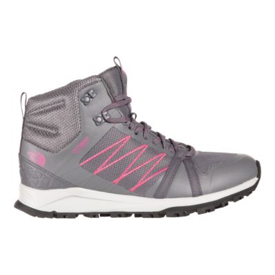 pink north face boots