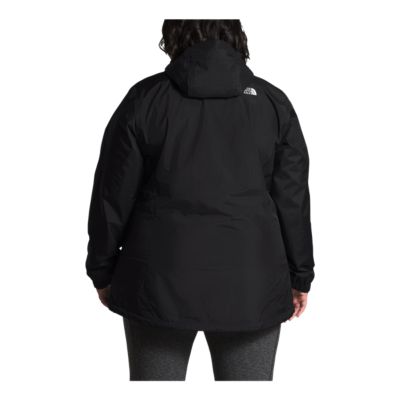 north face plus size parka