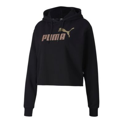 puma black and rose gold hoodie