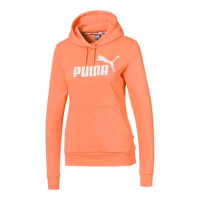 orange puma hoodie