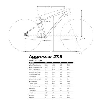 gt bmx size chart