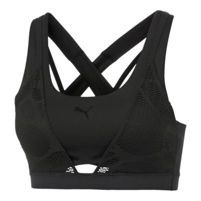 women's strappy sports bra