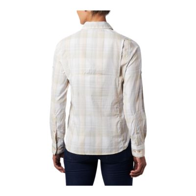 columbia silver ridge lite plaid long sleeve