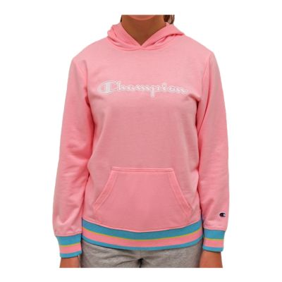 girls pink champion hoodie