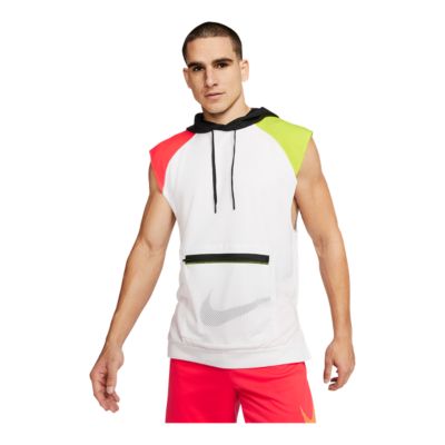 nike men's project x dry sleeveless hoodie