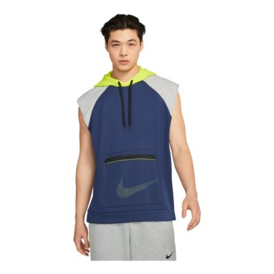 nike men's project x dry sleeveless hoodie