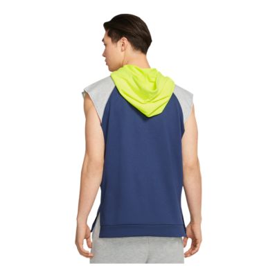 nike men's project x dry sleeveless hoodie