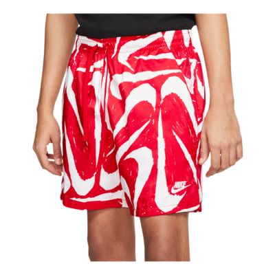 men's nike sportswear allover print woven shorts