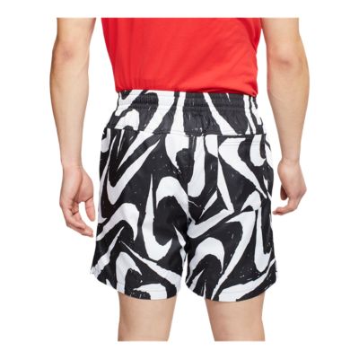 women's nike sportswear allover print woven shorts