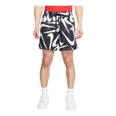 nike flow all over print shorts