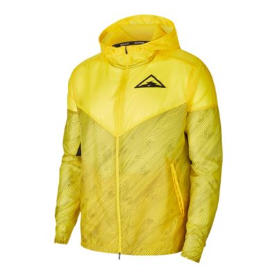 yellow nike windbreaker mens