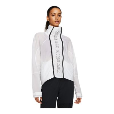 nike air jacket white