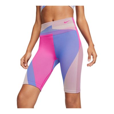 pink nike cycling shorts