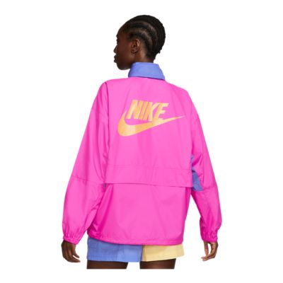 nike pink jacket womens