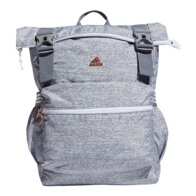 grey adidas backpack women's