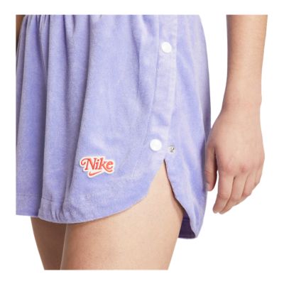 nike towelling shorts