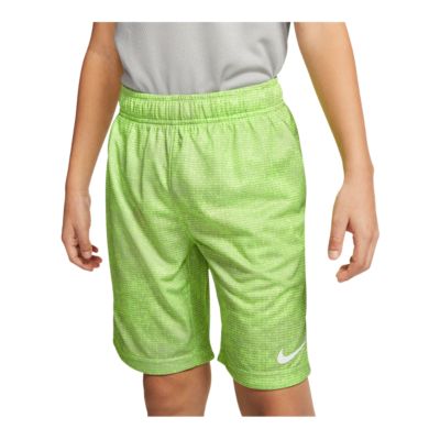 boys green nike shorts