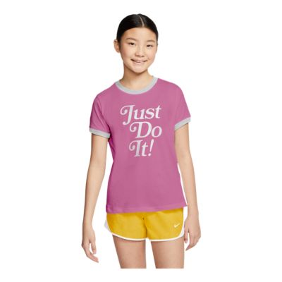 purple nike just do it shirt
