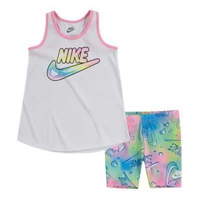 nike bike short set