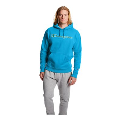 champion men's powerblend fleece pullover sweatshirt