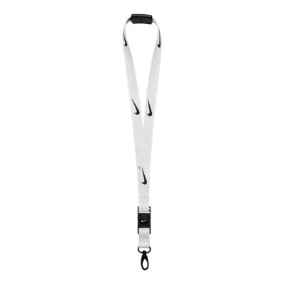 white nike lanyard