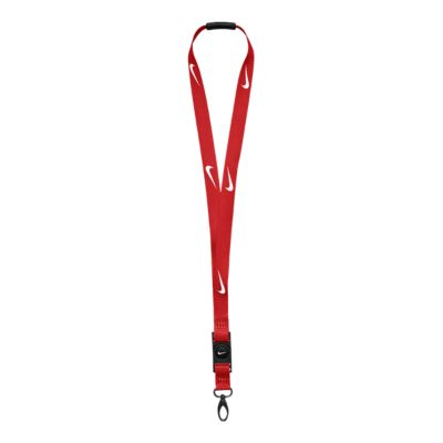 red and black nike lanyard